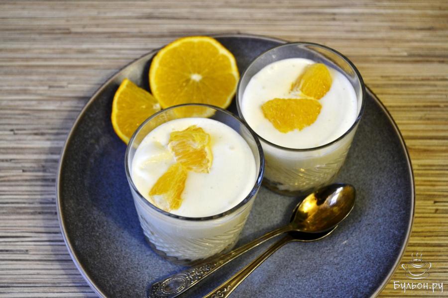 Десерт из манной каши