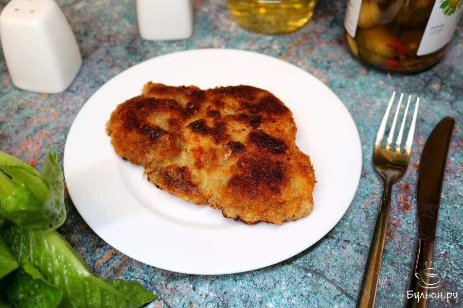 Шницель из мраморной говядины