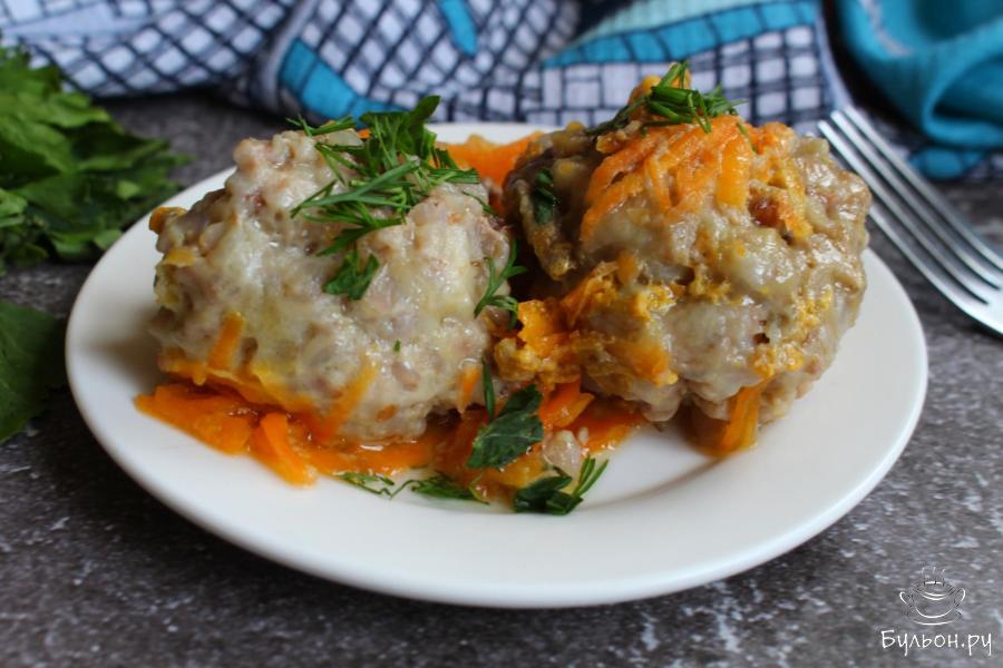 Диетические тефтели с гречкой