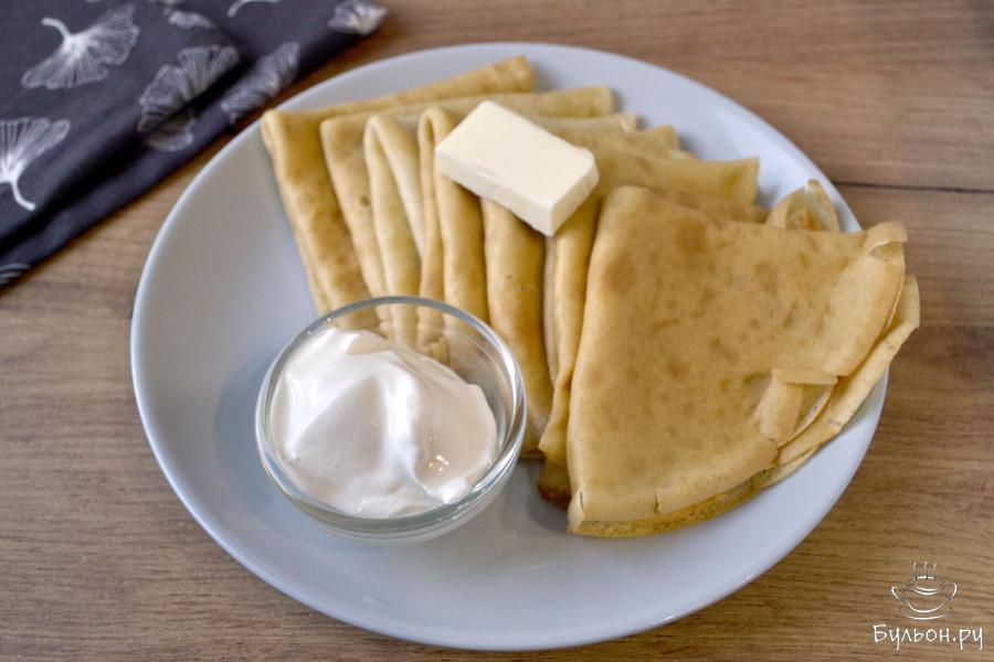 Нежные блины на молоке