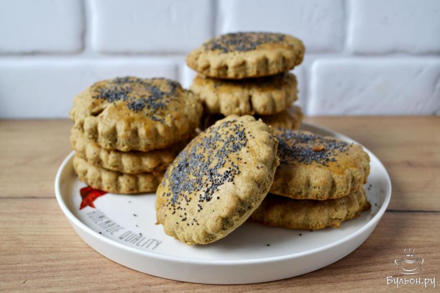 Печенье из цельнозерновой муки с маком