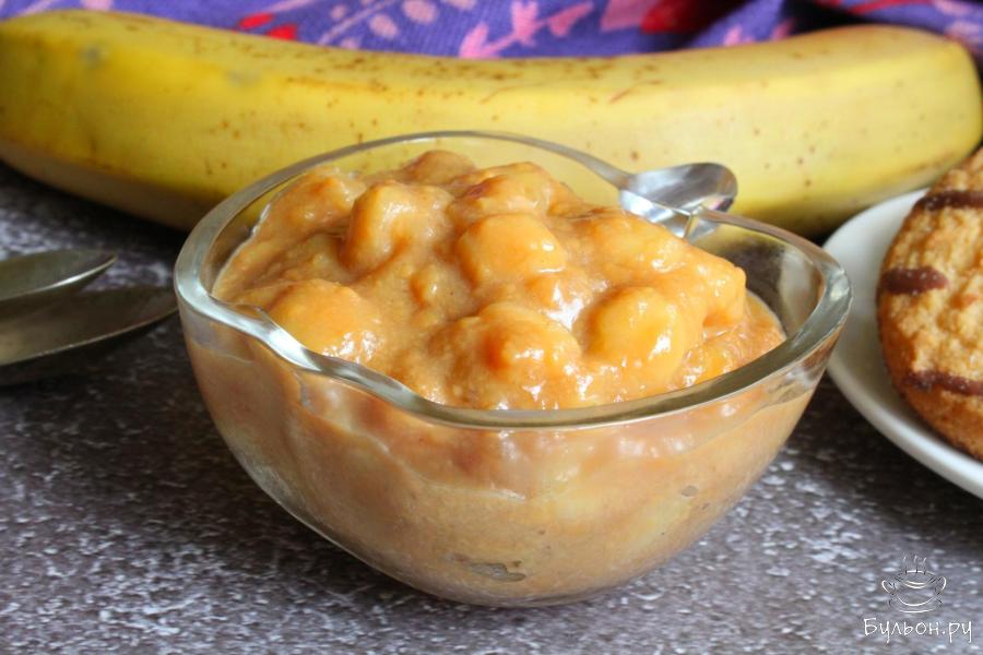 Банановый десерт с вареным сгущенным молоком