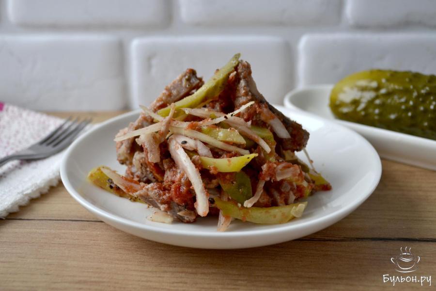 Салат с говядиной "Берлинский"