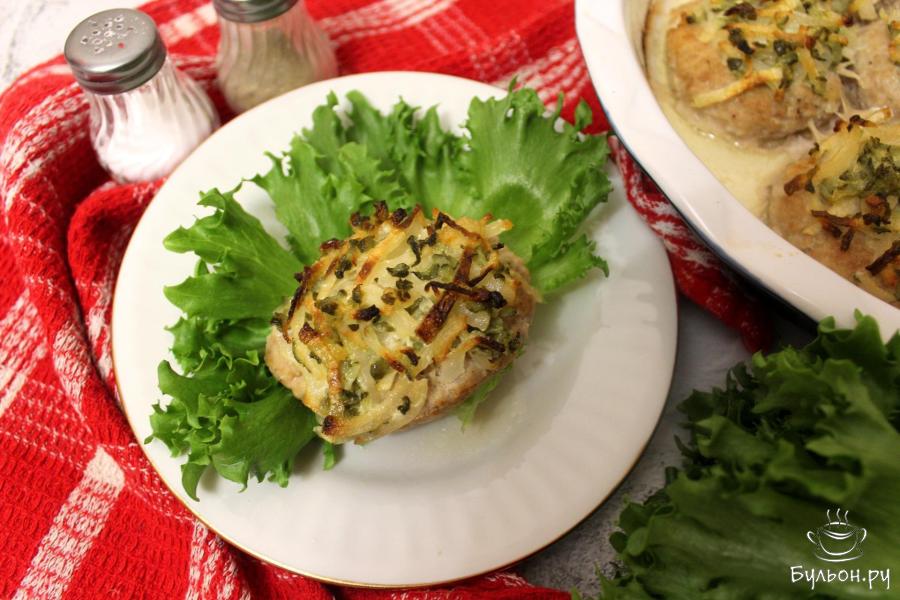 Стожки из фарша под шубой