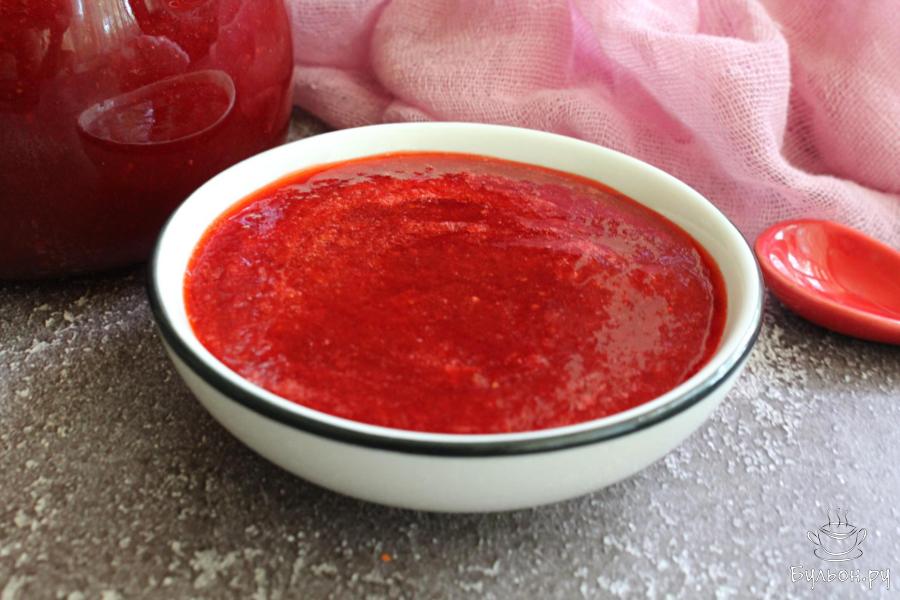 Клубничное желе на зиму без варки