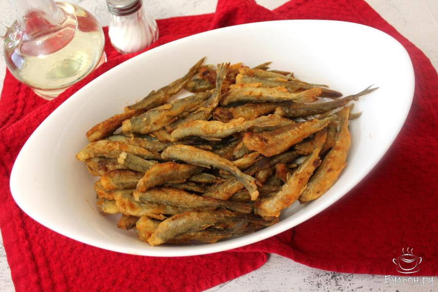 Корюшка жареная