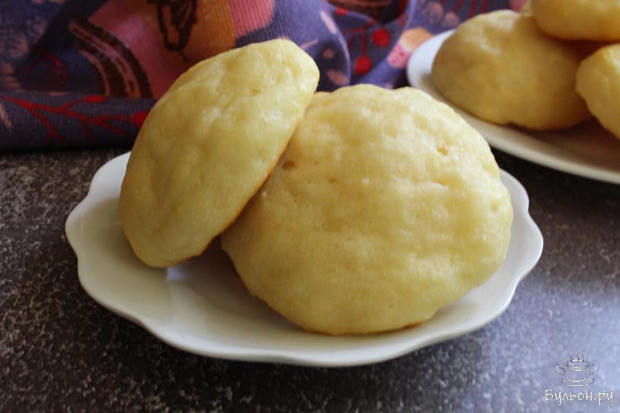 Легкие творожные булочки в духовке