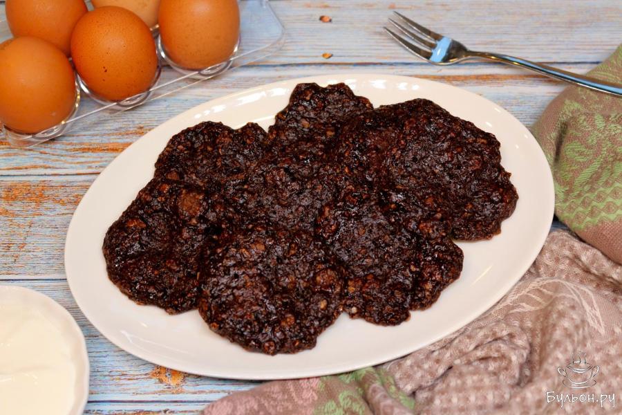 Шоколадные овсяные оладушки