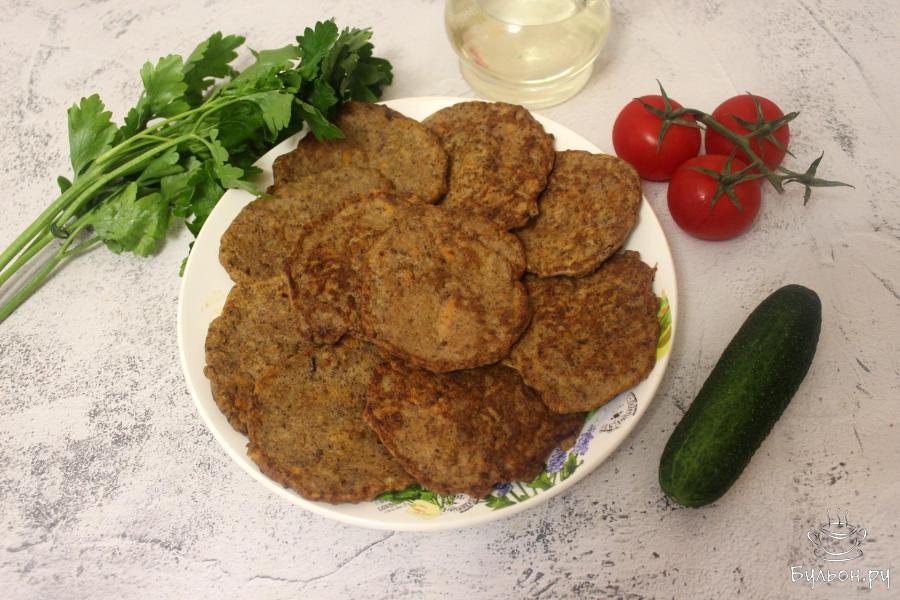 Печеночные оладьи с рисовой мукой