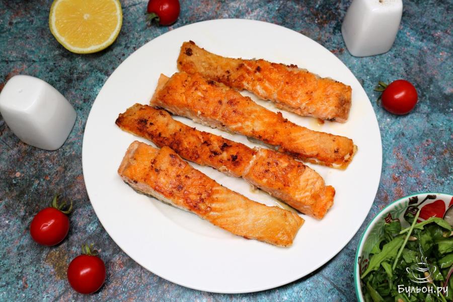 Форель на пергаменте