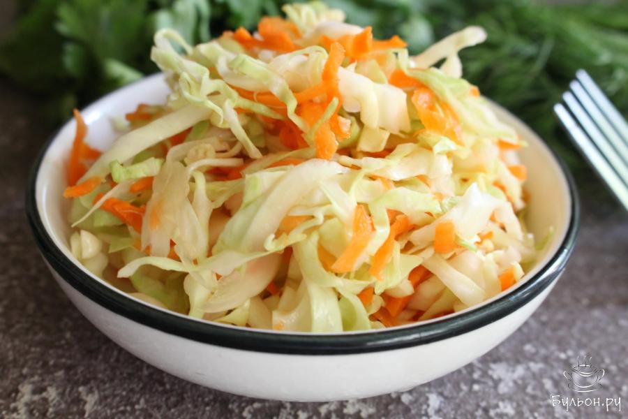 Квашеная капуста в пакете