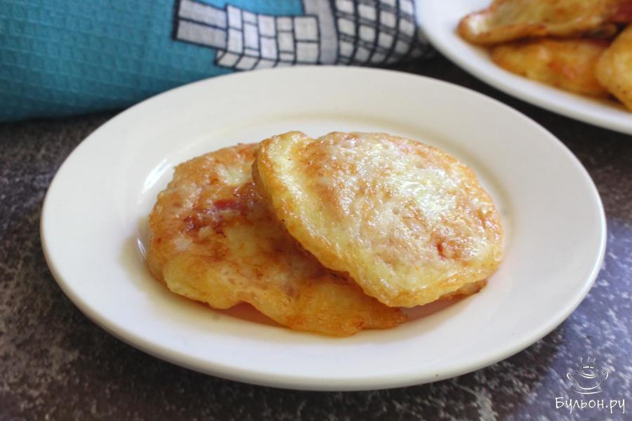 Жареные помидоры в сырном кляре