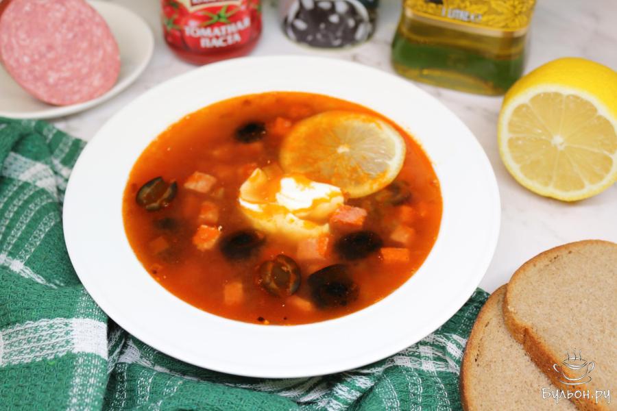 Солянка на говядине