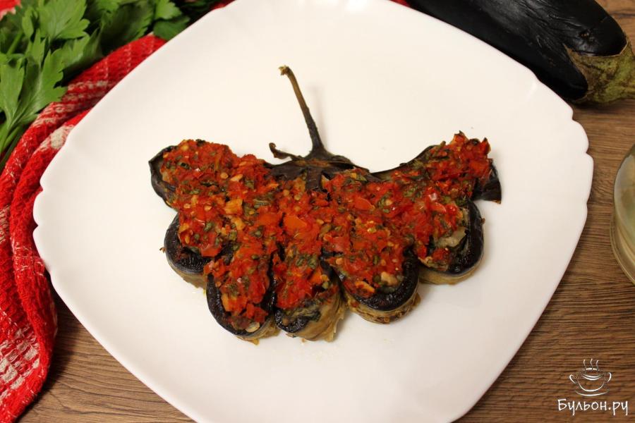 Баклажаны с фаршем по-турецки