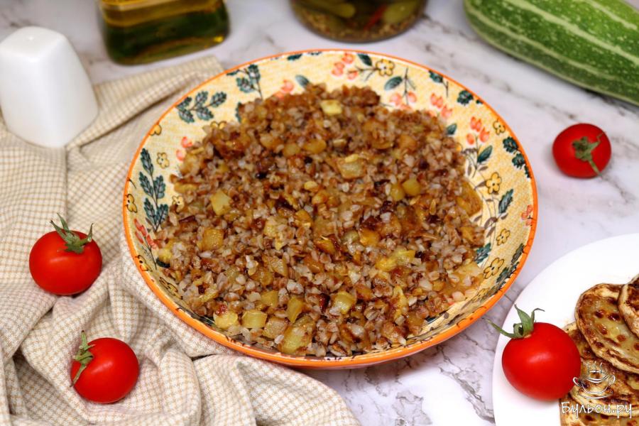 Гречка с кабачками
