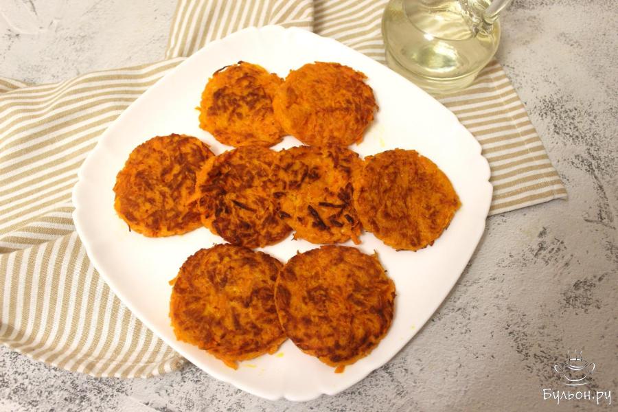 Морковные драники