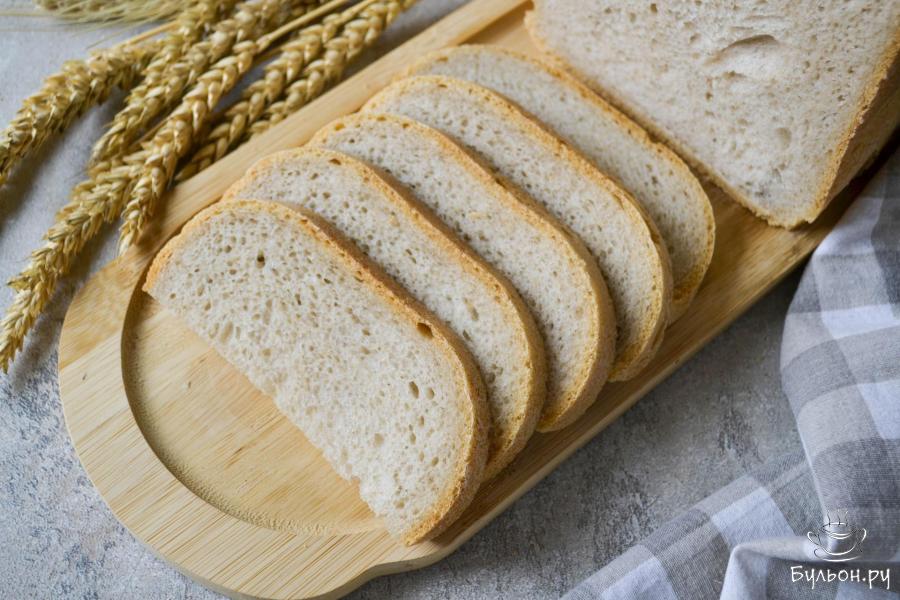Хлеб с цельнозерновой мукой на ржаной закваске