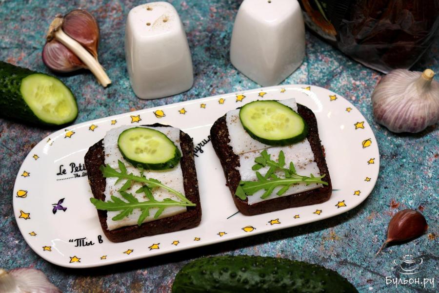 Бутерброды с салом