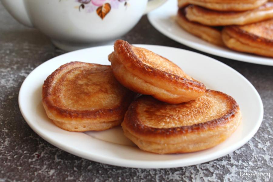 Нежные оладьи из творожной пасты