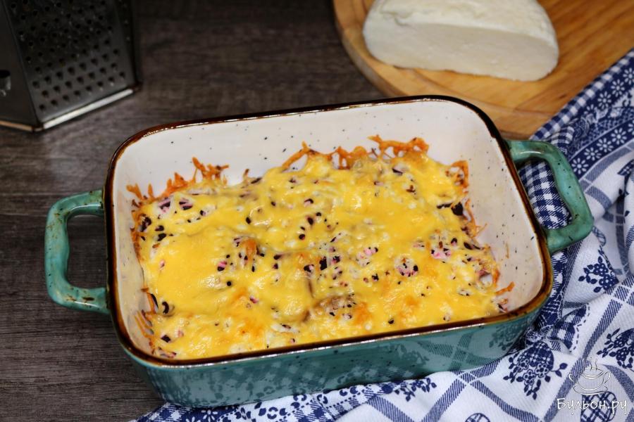 Запеченная свекла с сыром